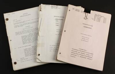 BATTLESTAR GALACTICA (1978-1979) - Lot of Three Production-Used Scripts