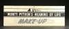 MONTY PYTHON'S: THE MEANING OF LIFE (1983) - Makeup Department Sign