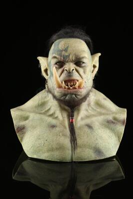 Lot # 4: Green Orc VFX Reference Bust