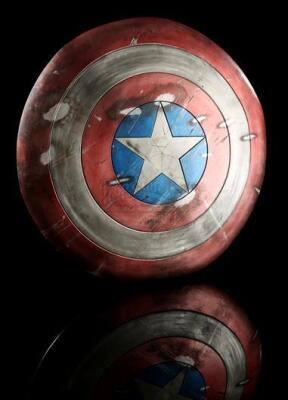 CAPTAIN AMERICA: THE FIRST AVENGER (2011) - Captain America's (Chris Evans) Distressed Shield