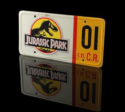 JURASSIC PARK (1993) - JP01 Ford Explorer Licence Plate