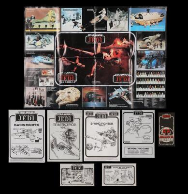 Lot # 176 - Instruction Sheets, Bounty Hunter Capture Log & Product Poster