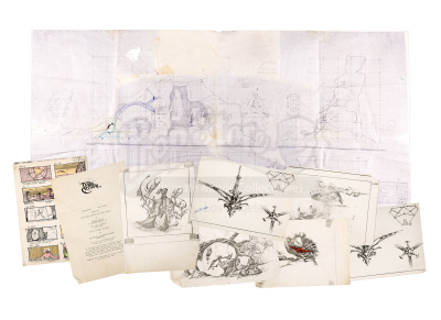 Lot #32 - Dark Crystal, The - Blueprint and Artwork