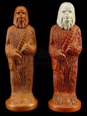 Lot # 128: Hand-Painted Chewbacca Figural Shampoo Bottle Cap Dynacast Hardcopy with Production Example