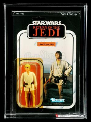 Lot # 219: Luke Skywalker ROTJ65B AFA 75Y