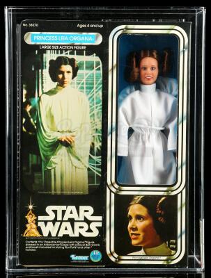 Lot # 294: Princess Leia Organa Large Size Action Figure AFA 85