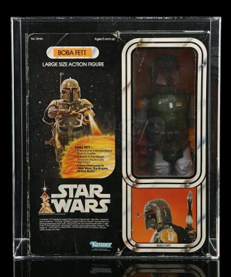 Lot # 295: Boba Fett Large Size Action Figure AFA 60