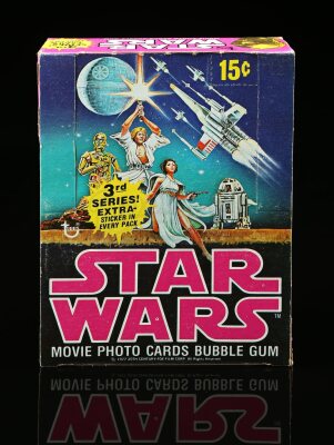 Lot # 428: Topps Star Wars Movie Photo Cards Bubble Gum (3rd Series)