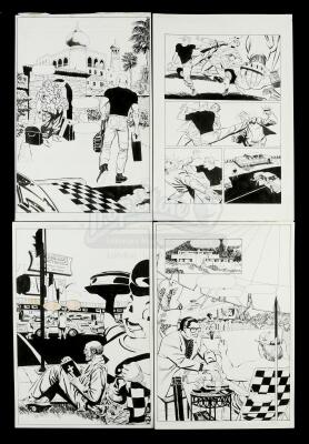 Lot # 441: Four Archer & Armstrong Pages