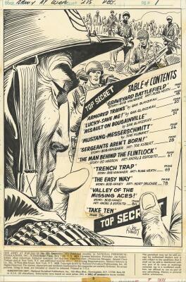 Lot # 493: Our Army at War #275 p.1 Title Splash