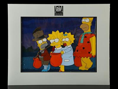 Lot # 501: The Simpsons: Tree House of Horror XII Hand-Painted Animation Cel