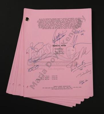 ORPHAN BLACK (TV 2013-) - Maria Doyle Kennedy’s Autographed Production Script - Episode 4.10