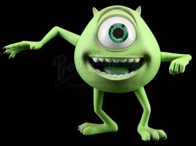 Lot # 592: Hand-Painted Large Talking Mike Wazowski Prototype