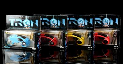 Lot # 657: Four Tron Light Cycle Vehicles