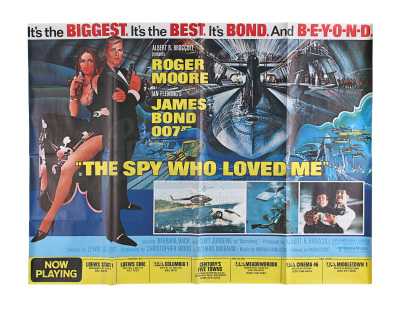 Lot #125 - THE SPY WHO LOVED ME (1977) - Carter-Jones Collection: US Subway Poster, 1977