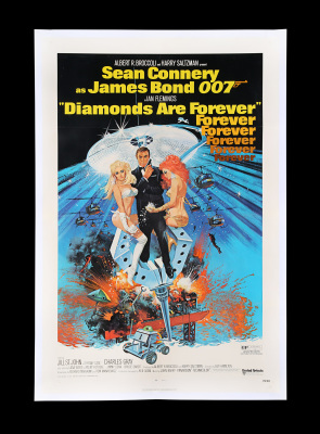 Lot #150 - DIAMONDS ARE FOREVER (1971) - US One-Sheet Poster, 1971