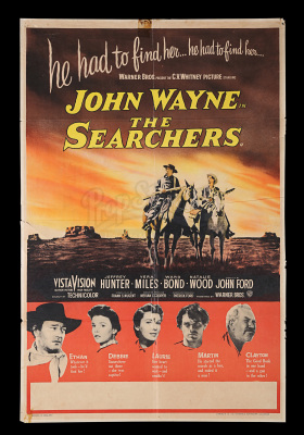 Lot #182 - THE SEARCHERS (1956) - British Double Crown Poster, 1956