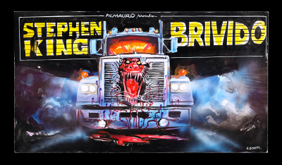 Lot #201 - MAXIMUM OVERDRIVE (1986) - Italian Original Concept Poster Artwork, 1986