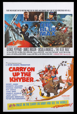 Lot #207 - THE BLUE MAX (1966) AND CARRY ON UP THE KHYBER (1968) - Two UK Quad Poster, 1966-68