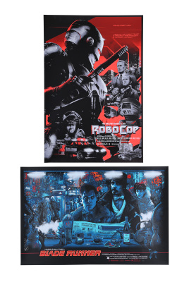 Lot #236 - BLADE RUNNER (1982) / ROBOCOP (1987) - Two Mondo Posters, 2017-18