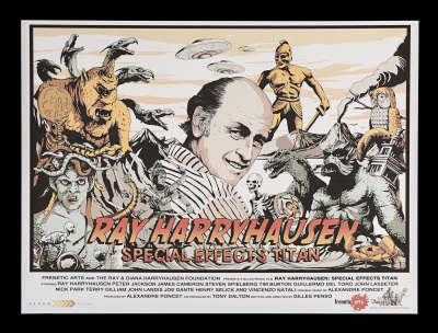 Lot #328 - RAY HARRYHAUSEN: SPECIAL EFFECTS TITAN (2012) - UK Quad Poster, 2012