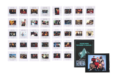 Lot #332 - STAR TREK: GENERATIONS (1994) - 39 Photographic Slides, Colour Transparency and Promo Booklet, 1994