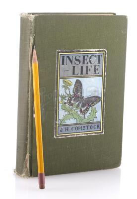 Lot # 20: THE HOUSE WITH A CLOCK IN ITS WALLS - Rose Rita Pottinger (Vanessa Anne Williams) Insect book and Pencil