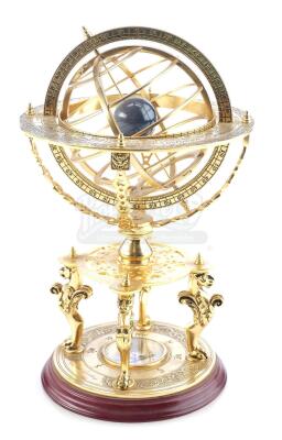 Lot # 29: THE HOUSE WITH A CLOCK IN ITS WALLS - Jonathan Barnavelt's (Jack Black) Armillary Sphere