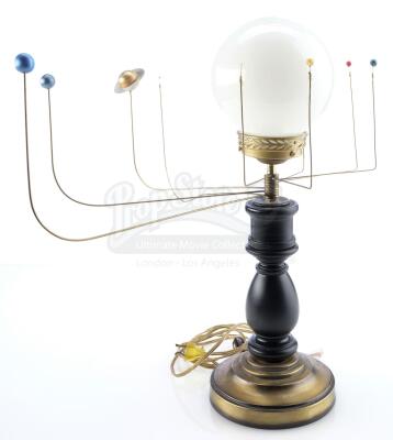 Lot # 49: THE HOUSE WITH A CLOCK IN ITS WALLS - Lamp with Solar System