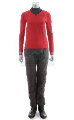 Lot # 188: STAR TREK (2009) & STAR TREK INTO DARKNESS (2013) - Women's USS Enterprise Operations Lieutenant Uniform