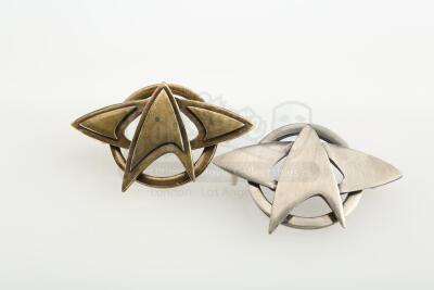 Lot # 240: STAR TREK INTO DARKNESS (2013) - Two Starfleet Pins