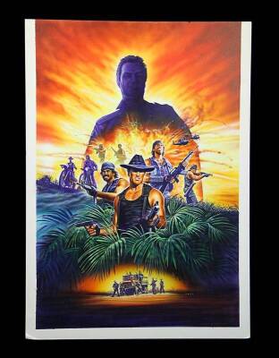 NAM ANGELS (1989) - Steve Crisp Hand-Painted Movie Poster Artwork