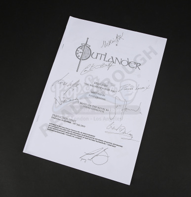 Lot #4 - Outlander Charity Script Auction - Maria Doyle Kennedy's Cast Autographed Script - Episode 507 'The Ballad Of Roger Mac' Pink Draft