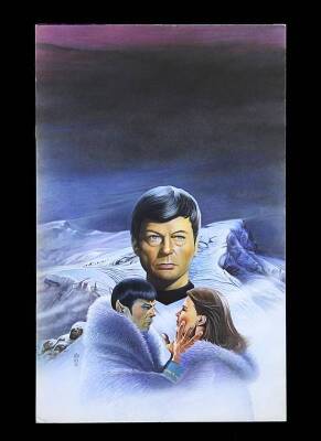 STAR TREK (TV 1966) - Chris Achilleos Star Trek 4 Hand-Painted Cover Art