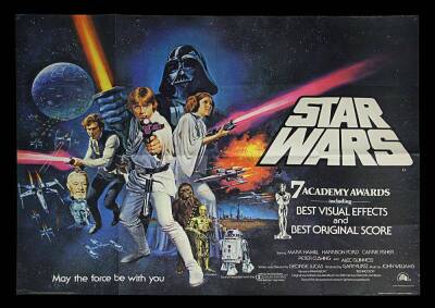 STAR WARS: A NEW HOPE (1977) - U.K. Quad Poster