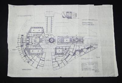 STAR WARS: THE EMPIRE STRIKES BACK (1980) - Millennium Falcon Blueprint