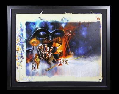 STAR WARS: THE EMPIRE STRIKES BACK (1980) - Hand-Painted Style "A" U.K. Quad Poster Artwork