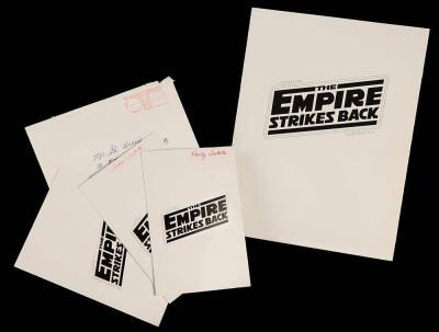 STAR WARS: THE EMPIRE STRIKES BACK (1980) - Screening Program and Tickets Lot