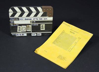 STAR WARS: RETURN OF THE JEDI (1983) - Clapperboard and Unit List