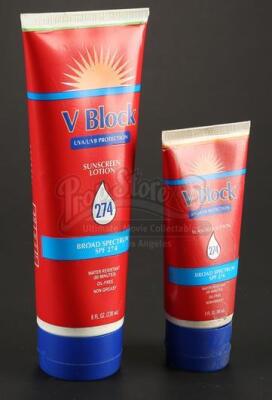 Freaks of Nature: Two V-Block Sunscreen Tubes