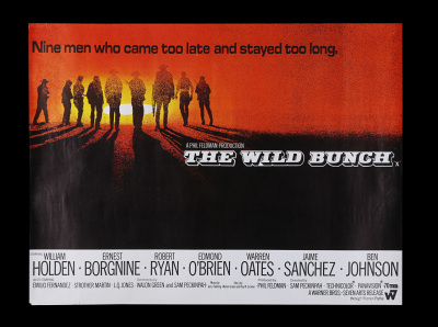 Lot #31 - THE WILD BUNCH (1969) - UK Quad (Roadshow Style), 1969