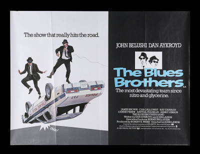 Lot #37 - THE BLUES BROTHERS (1980) - UK Quad, 1980