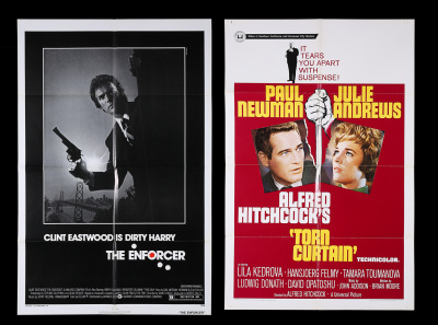 Lot #72 - THE ENFORCER (1976), TORN CURTAIN (1966) - Two US One-Sheets, 1966, 1976