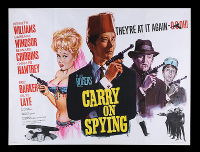 Lot #91 - CARRY ON SPYING (1964) - UK Quad, 1964