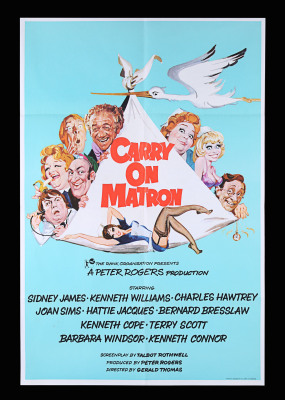 Lot #93 - CARRY ON MATRON (1972) - UK One-Sheet, 1972