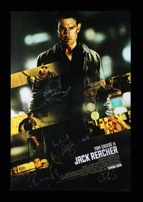 Lot #116 - JACK REACHER (2012) - US One-Sheet, 2012, Autographed by Tom Cruise, Rosamund Pike and Others