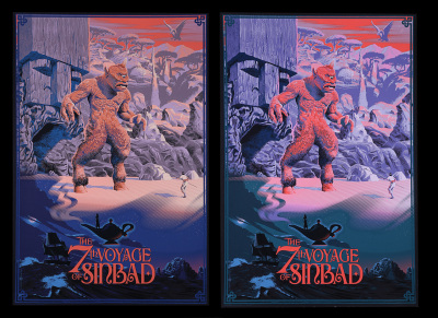 Lot #163 - THE 7TH VOYAGE OF SINBAD (1958) - Two Mondo Posters, 2020