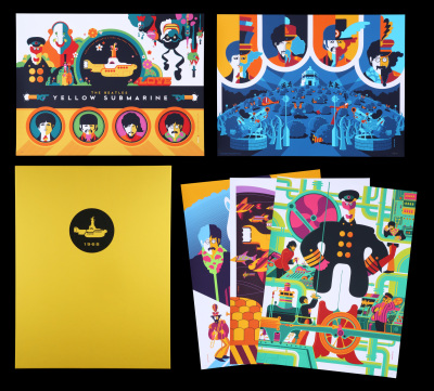 Lot #168 - YELLOW SUBMARINE (2012) - Tom Whalen Limited Edition Portfolio, 2012