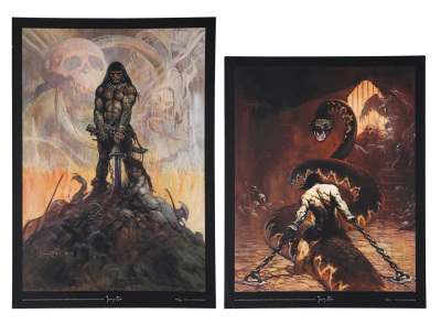 Lot #181 - CONAN THE BARBARIAN (1982) - Two Robert Rodriguez Posters, 2015