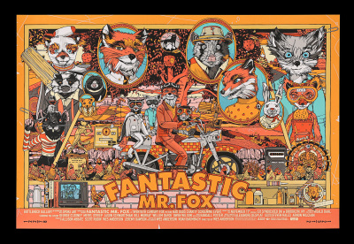 Lot #184 - FANTASTIC MR. FOX (2009) - Mondo Poster, 2016